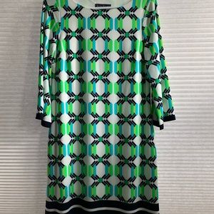 Vibrant print Sheathdress- Jessica Howard (size 8)